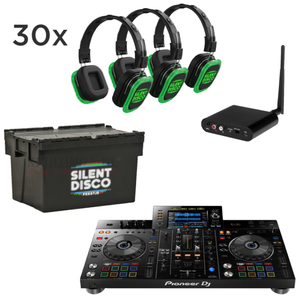 Silent Disco met DJ set 30 personen